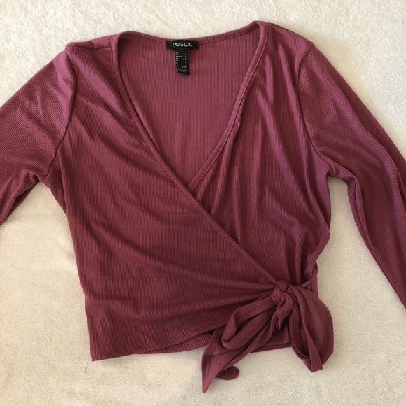 Forever 21 Wrap Long Sleeve - Picture 4 of 5